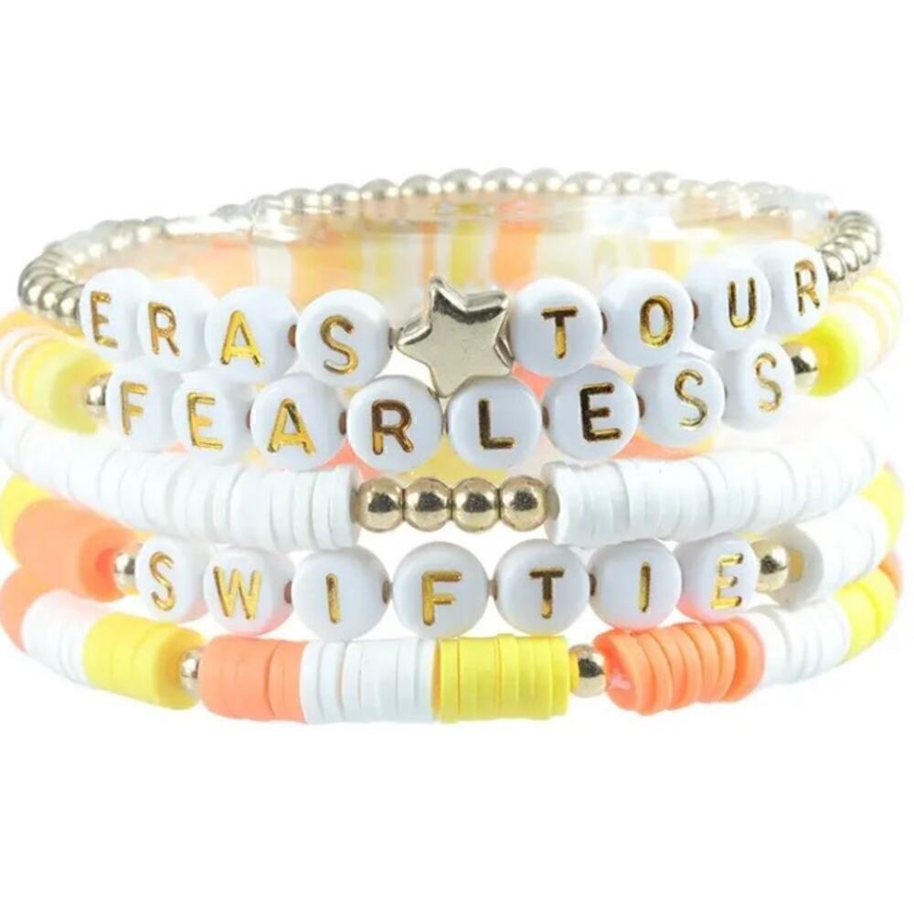 Taylor Swift Eras Tour Fearless Friendship Bracelets